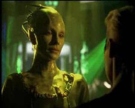  mas voc n o fez a Rainha Borg em suas primeiras apari es em Voyager